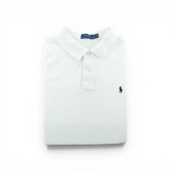 Second life - Polo Ralph Lauren koszulka męska z krótkim rękawem - Stan dobry. Białe koszulki polo męskie Ralph Lauren, l, bez wzorów, z jeansu, bez ramiączek. Za 106.46 zł.
