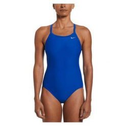 Strój pływacki jednoczęściowy damski Nike Solid Racerback. Niebieskie stroje jednoczęściowe damskie NIKE SWIM, m, bez wzorów. Za 144.92 zł.