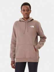 The North Face Bluza Simple Dome NF0A89EY Brązowy Regular Fit. Brązowe bluzy bez kaptura damskie The North Face, m, z syntetyku. Za 299.99 zł.