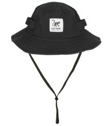 Czapka - UPF50 / wodoodporna - rozmiary S/M i L/XL (czarna). Czarne czapki męskie SURF MONKEY, bez wzorów, z materiału, sportowe. Za 179.95 zł.