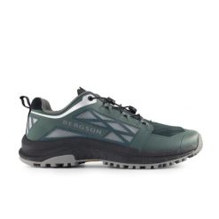 Buty terenowe męskie Bergson Tsavo OV. Zielone buty trekkingowe męskie Bergson, z syntetyku, bez zapięcia, outdoorowe. Za 319.00 zł.