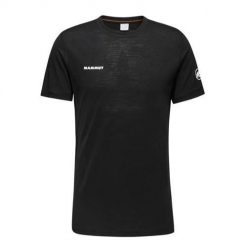Koszulka sportowa męska Mammut Tree Wool Fl. Czarne t-shirty sportowe męskie Mammut, m, bez ramiączek. Za 511.00 zł.