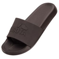 Kubota Klapki Basenowe Basic Plain. Brązowe klapki damskie Kubota, bez wzorów, bez obcasa. Za 99.99 zł.