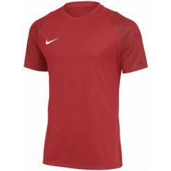 Koszulka męska NIke Dri-Fit Academy II. Czerwone t-shirty sportowe męskie Nike, m, z poliesteru, bez ramiączek, do piłki nożnej, dri-fit (nike). Za 89.99 zł.
