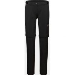 Spodnie damskie Mammut Runbold Zip Off Pants. Czarne spodnie dresowe damskie Mammut, na lato, l, bez wzorów. Za 606.90 zł.