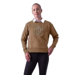 Bluza damska PS of Sweden Karla Monogram. Brązowe bluzy bez kaptura damskie PS OF SWEDEN. Za 418.50 zł.