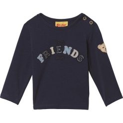 Koszulka w kolorze granatowym. Niebieskie t-shirty chłopięce Steiff, bez wzorów, bez ramiączek. W wyprzedaży za 42.95 zł.