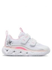 Primigi Sneakersy 5965600 Biały. Białe buty sportowe dziewczęce Primigi, bez wzorów, ze skóry, bez zapięcia. Za 239.99 zł.