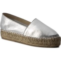 Espadryle SERGIO BARDI - Maya FS127223617PM 110. Szare espadryle damskie Sergio Bardi, bez wzorów, ze skóry, bez obcasa, na płaskiej podeszwie. W wyprzedaży za 169.00 zł.