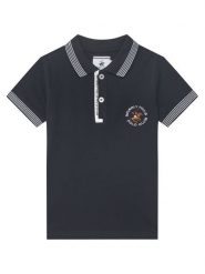 Beverly Hills Polo Club Polo P-SS26B-P424108 Granatowy Regular Fit. Niebieskie t-shirty chłopięce Beverly Hills Polo Club, bez wzorów, z bawełny, bez ramiączek. Za 169.99 zł.