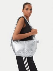 Adidas Torebka Metal Shoulder Bag KH4502 Srebrny. Szare torebki klasyczne damskie Adidas, bez wzorów, bez dodatków. Za 149.99 zł.