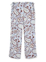 Vero Moda Spodnie w kolorze błękitno-brązowym rozmiar: S. Brązowe spodnie materiałowe damskie Vero Moda, bez wzorów, z materiału, klasyczne. Za 87.40 zł.