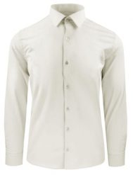 Elegancka Koszula Męska - Victorio - Kolor Kości Słoniowej (Ecru). Białe koszule męskie Victorio, m, bez wzorów, z bawełny, bez kołnierzyka, bez ramiączek. Za 139.00 zł.
