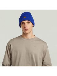 G-Star Czapka beanie w kolorze niebieskim rozmiar: onesize. Niebieskie czapki męskie G-Star, bez wzorów, z bawełny, retro. Za 100.52 zł.