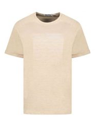 Geographical Norway Koszulka w kolorze beżowym rozmiar: XXL. Brązowe bluzki damskie Geographical Norway, xxl, bez wzorów, z bawełny, bez kołnierzyka, bez ramiączek. Za 56.99 zł.