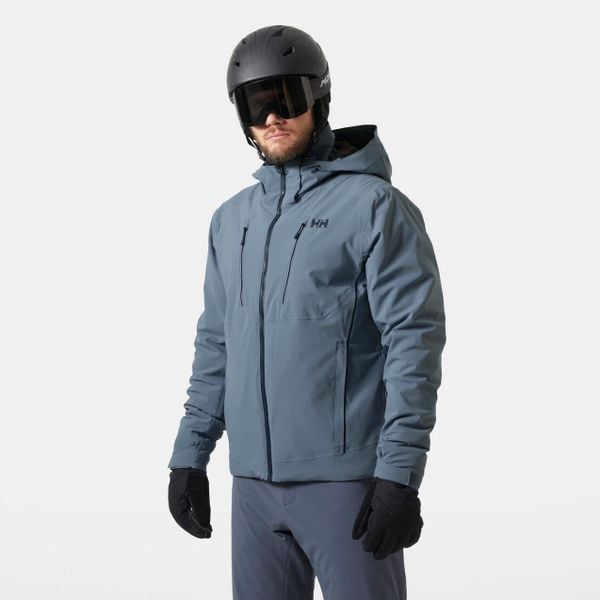Kurtka narciarska Helly Hansen Alpha 4.0. Niebieskie kurtki męskie Helly Hansen, m, bez wzorów, bez kaptura, narciarskie. W wyprzedaży za 1,812.80 zł.