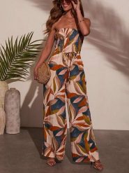 LA Angels Kombinezon w kolorze beżowo-antracytowym rozmiar: S. Brązowe kombinezony damskie LA Angels, s, bez wzorów, z wiskozy, bez kołnierzyka, bez ramiączek. Za 213.18 zł.