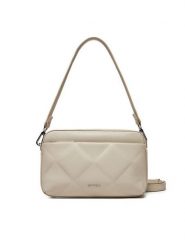 Calvin Klein Torebka Diamond Quilt Camera Bag W/Pkt K60K612907 Beżowy. Brązowe torebki klasyczne damskie CALVIN KLEIN, bez wzorów, ze skóry, bez dodatków. Za 279.99 zł.