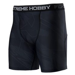 Spodenki Vale Tudo do MMA męskie EXTREME HOBBY SHADOW. Czarne szorty męskie EXTREME HOBBY, z elastanu, bez kołnierzyka. Za 169.00 zł.