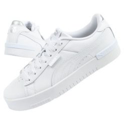 Buty Puma Jada 386401 01 białe. Białe buty sportowe na co dzień damskie bez wzorów, ze skóry. Za 290.54 zł.
