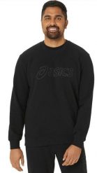 Bluza z okrągłym dekoltem Asics. Czarne bluzy z kapturem męskie Asics, uniwersalny, z bawełny. Za 267.35 zł.