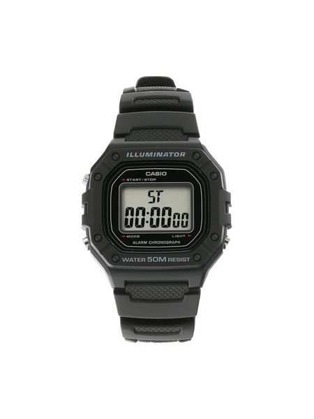 Casio Zegarek W-218H -1AVEF Czarny. Czarne, cyfrowe zegarki męskie Casio. Za 179.99 zł.