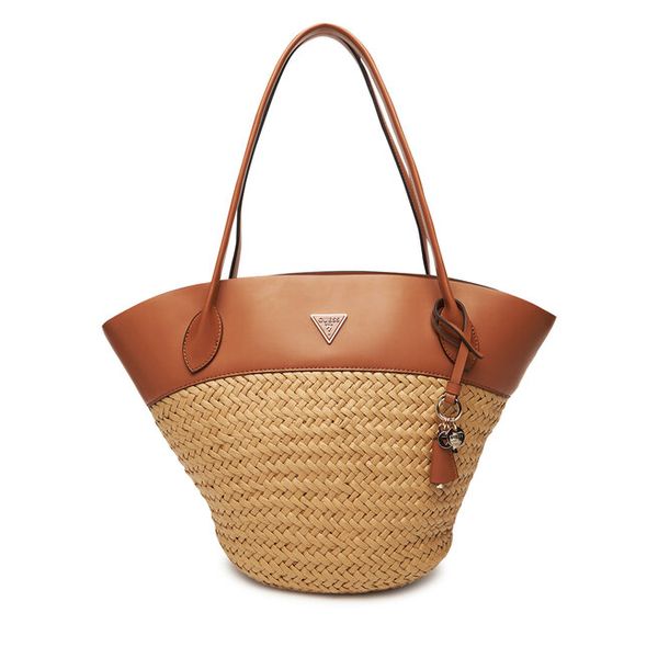 Torebka Guess. Brązowe torebki klasyczne damskie Guess, z aplikacjami, bez dodatków. Za 539.99 zł.