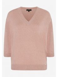 More & More Sweter w kolorze jasnoróżowym rozmiar: 38. Różowe swetry klasyczne damskie MORE & MORE, ze splotem, bez kołnierzyka. Za 108.74 zł.