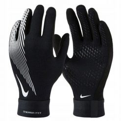 Rękawiczki dziecięce Nike Therma Fit. Czarne rękawiczki dziecięce Nike, bez ramiączek. Za 71.44 zł.