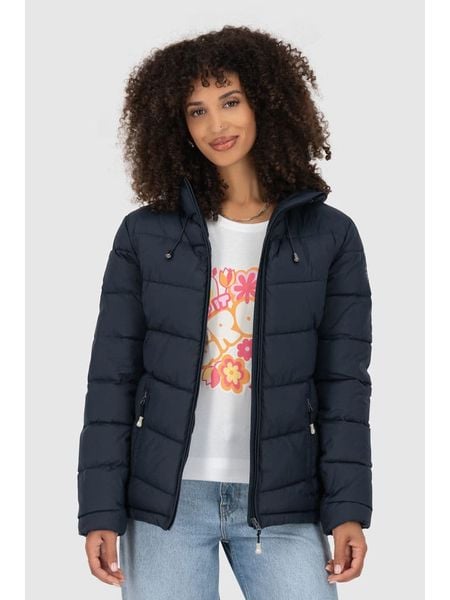 Alife and kickin Kurtka pikowana "Liraz" w kolorze granatowym rozmiar: XXL. Niebieskie kurtki damskie Alife and Kickin, xxl, bez wzorów, bez kaptura. Za 208.83 zł.