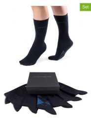 Camano Skarpety (7 par) w kolorze granatowym rozmiar: 39-42. Niebieskie skarpetki męskie camano, bez wzorów. Za 86.99 zł.