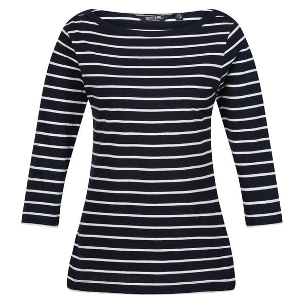 T-shirt damski z rękawami 3/4 Regatta Bayletta. Białe t-shirty damskie Regatta, m, bez wzorów, z bawełny, bez kołnierzyka. Za 124.50 zł.