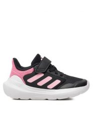 Adidas Sneakersy Tensaur Run 3.0 IE5988 Czarny. Czarne buty sportowe dziewczęce Adidas, bez wzorów, z materiału, bez zapięcia. Za 129.99 zł.