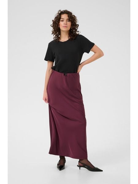 Kaffe Spódnica w kolorze czerwonym rozmiar: 40. Czerwone spódniczki damskie Kaffe, bez wzorów, z podwyższonym stanem, maxi. Za 152.62 zł.