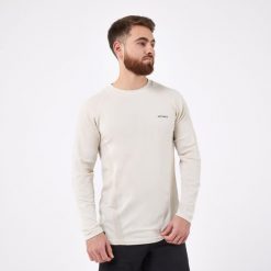 Koszulka tenisowa męska długi rękaw Artengo TTS Thermic. Białe koszulki męskie z długim rękawem ARTENGO, m, z elastanu. Za 99.99 zł.
