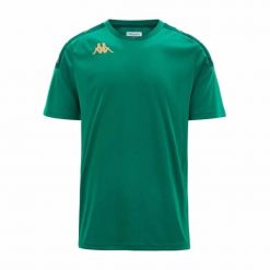Koszulka Kappa Gianto. Zielone t-shirty sportowe męskie Kappa, bez ramiączek, na fitness i siłownię. Za 206.00 zł.