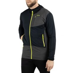 Bluza do biegania męska z kapturem Viking Tacoma Hoodie Man. Czarne bluzy sportowe męskie VIKING, l, z elastanu. Za 199.90 zł.