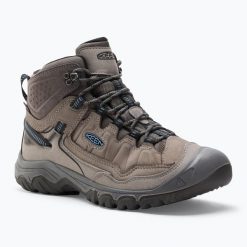 Buty trekkingowe męskie KEEN Targhee IV Mid WP. Szare buty trekkingowe męskie Keen, bez zapięcia, trekkingowe. Za 599.99 zł.