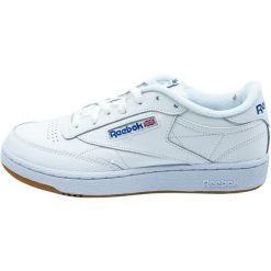 Trampki Reebok Classic Club C 85, Biały. Białe trampki i tenisówki męskie Reebok, bez wzorów, z gumy, bez zapięcia. Za 403.85 zł.