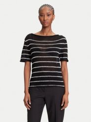 Tommy Hilfiger Sweter WW0WW46522 Czarny Regular Fit. Czarne swetry klasyczne damskie Tommy Hilfiger, xs, z syntetyku, bez kołnierzyka. Za 629.99 zł.