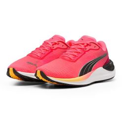 Buty sportowe damskie skie PUMA ELECTRIFY NITRO 3. Czerwone buty sportowe na co dzień damskie Puma, bez wzorów, z materiału, do biegania. Za 432.15 zł.