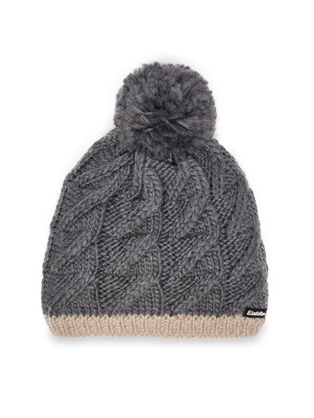 Eisbär Czapka Asteria Pompon 77075 733 Srebrny. Szare czapki zimowe damskie Eisbar, z materiału. Za 159.99 zł.