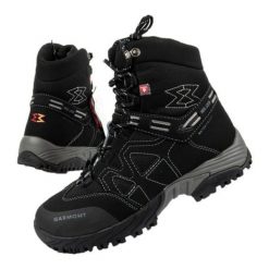 Buty trekkingowe Garmont Momentum Wp 002643 czarne. Czarne buty trekkingowe męskie z materiału, bez zapięcia, primaloft. Za 814.85 zł.