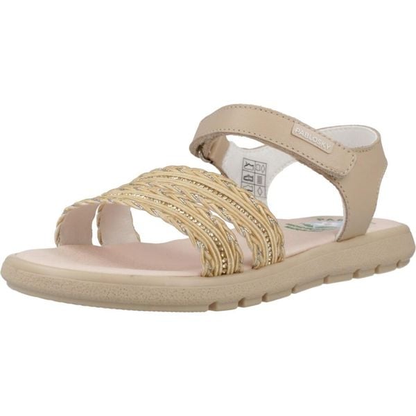 Sandały PABLOSKY 448930P Brązowy. Brązowe obuwie trekkingowe damskie Pablosky, bez wzorów, ze skóry, bez obcasa. Za 254.99 zł.