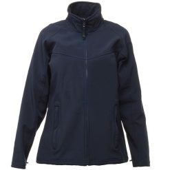 Damska Kurtka Wiatroodporna Softshell. Brązowe kurtki damskie Regatta, xl, bez wzorów, z softshellu, bez kaptura. Za 194.99 zł.