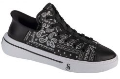 Buty sportowe Sneakersy męskie, Slip-Ins Snoop One - Double G. Czarne buty sportowe na co dzień męskie Skechers, z materiału, bez zapięcia, trekkingowe. Za 429.99 zł.