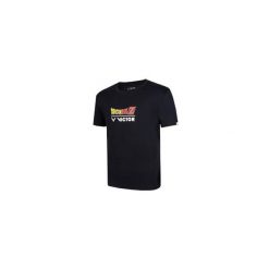 Koszulka Victor Dragon Ball T-502DBZ. Czarne bluzki damskie VICTOR, bez wzorów, bez kołnierzyka. Za 129.99 zł.