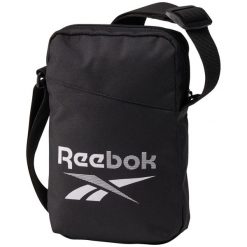 Torba Reebok Act Core LL City. Czarne torebki klasyczne damskie Reebok, bez wzorów, z materiału, bez dodatków. Za 23.97 zł.