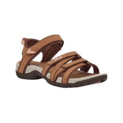 Sandały damskie Teva Tirra Leather. Brązowe obuwie trekkingowe damskie Teva, bez wzorów, bez obcasa. Za 315.00 zł.