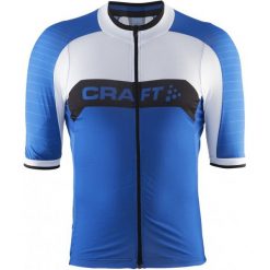 Craft Męska koszulka rowerowa Gran Fondo Niebieski L. Niebieskie t-shirty sportowe męskie Craft, l, z materiału, bez ramiączek. Za 385.00 zł.